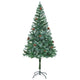 Vidaxl kunstkerstboom met dennenappels 180 cm