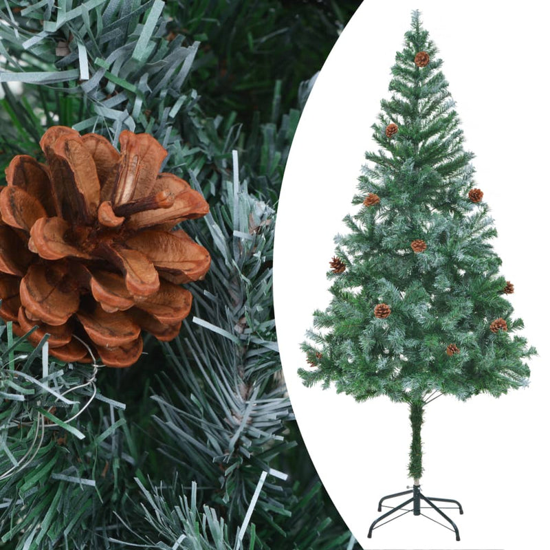 Afbeelding laden in galerijviewer, Vidaxl kunstkerstboom met dennenappels 180 cm
