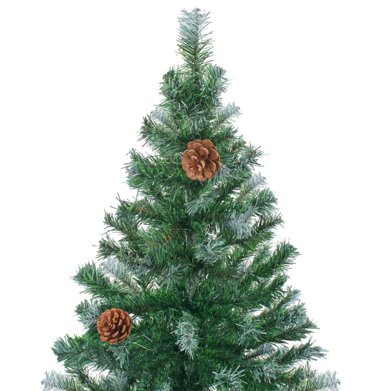 Afbeelding laden in galerijviewer, Vidaxl kunstkerstboom met dennenappels 210 cm
