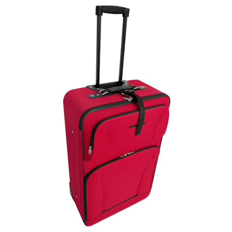 Afbeelding laden in galerijviewer, Vidaxl reisbagage set rood 5-delig
