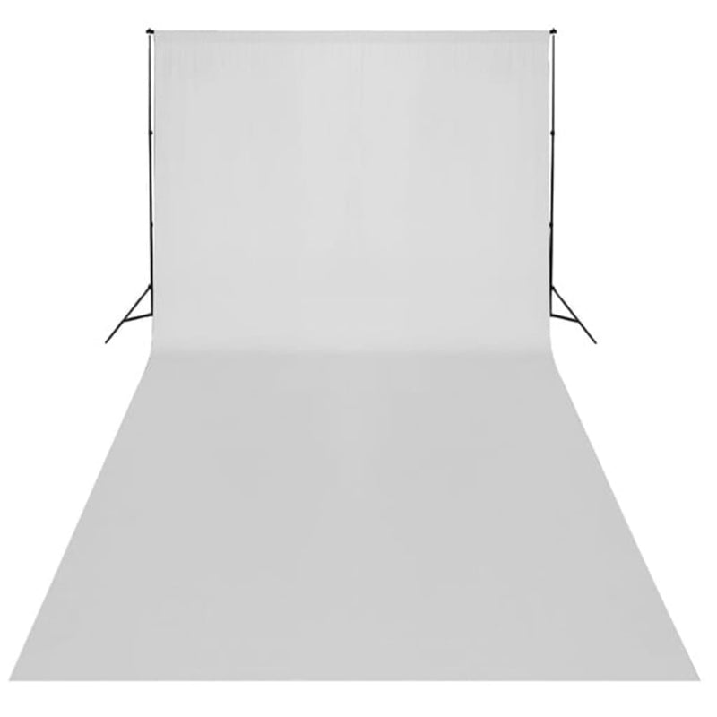 Afbeelding laden in galerijviewer, Vidaxl achtergrond zonder standaard 600x300 cm katoen wit
