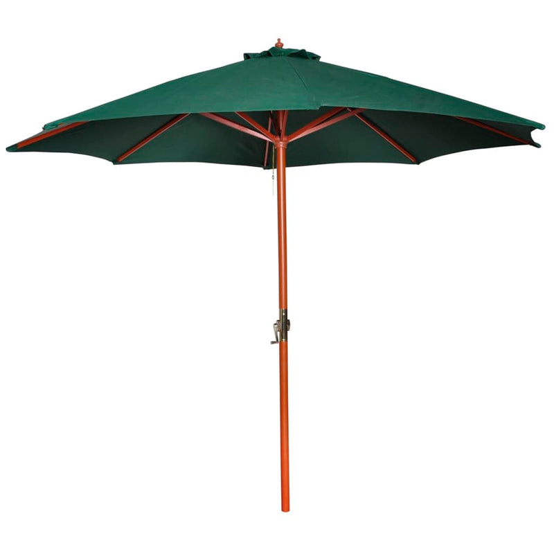 Afbeelding laden in galerijviewer, Vidaxl parasol 258 cm groen
