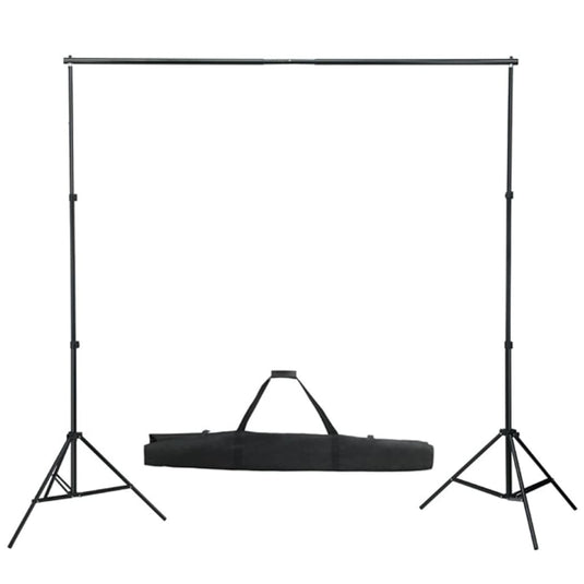 Vidaxl achtergrondsysteem 600x300 cm zwart