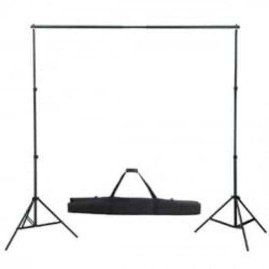 Vidaxl achtergrondsysteem 300x300 cm groen