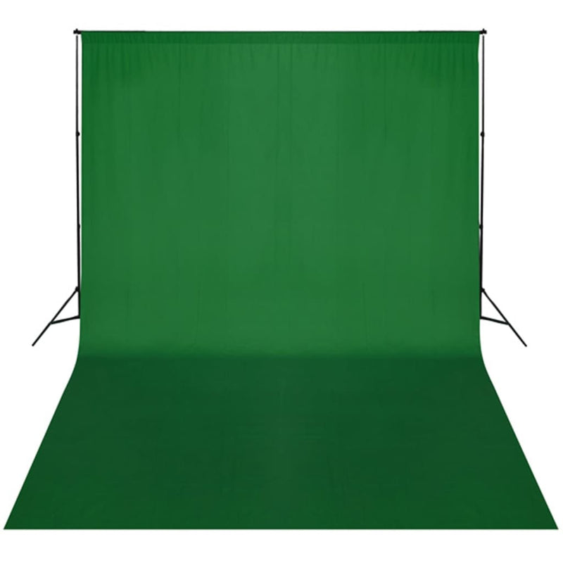 Afbeelding laden in galerijviewer, Vidaxl achtergrondsysteem 300x300 cm groen
