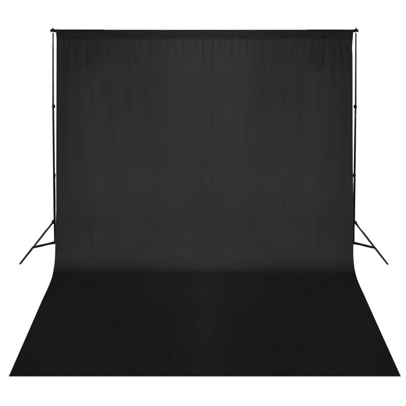Afbeelding laden in galerijviewer, VidaXL Achtergrondsysteem 300x300 cm zwart
