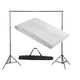 Vidaxl achtergrondsysteem 300x300 cm wit