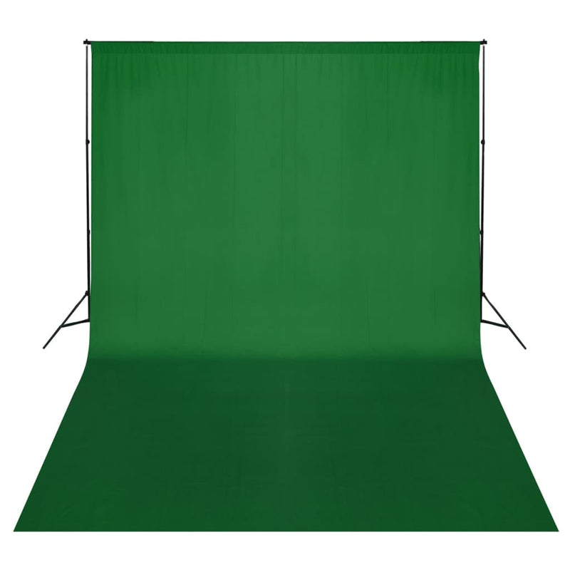 Afbeelding laden in galerijviewer, Vidaxl achtergrondsysteem 500x300 cm groen
