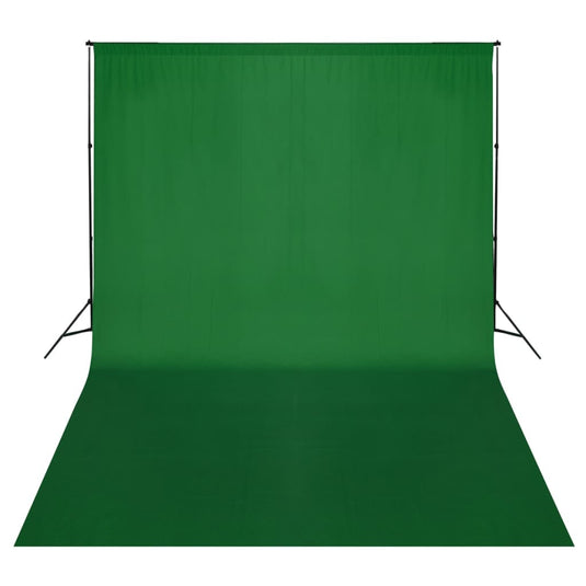 Vidaxl achtergrondsysteem 500x300 cm groen