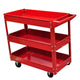 Vidaxl gereedschapswagen 100 kg rood
