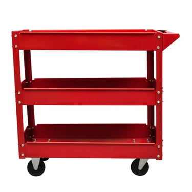 Vidaxl gereedschapswagen 100 kg rood