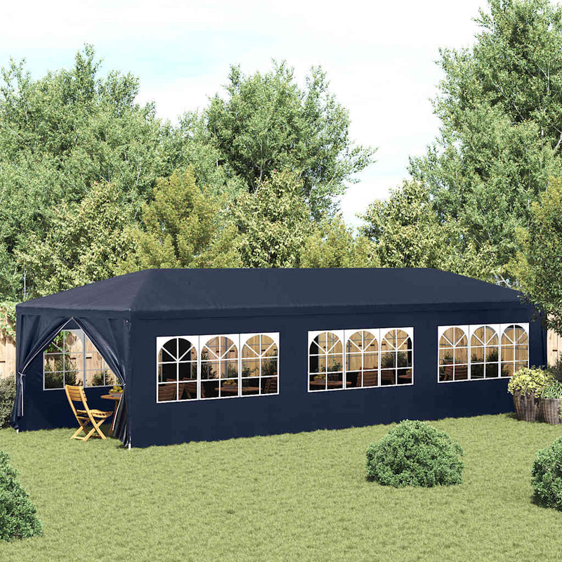 Afbeelding laden in galerijviewer, Vidaxl partytent 3x9 m blauw
