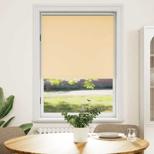 Vidaxl rolgordijn verduisterend 124,4 x 175 cm stofbreedte 120 cm beige