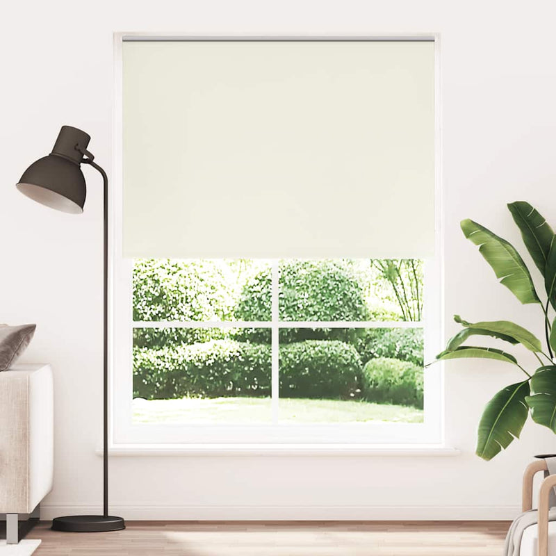 Afbeelding laden in galerijviewer, Vidaxl rolgordijn verduisterend 144,4 x 230 cm stofbreedte 140 cm gebroken wit
