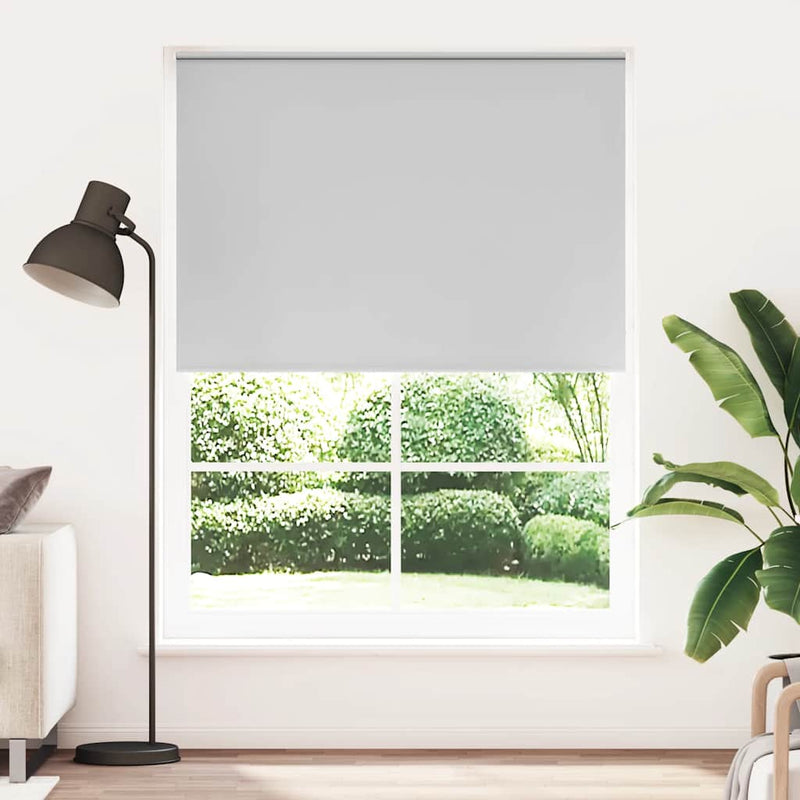 Afbeelding laden in galerijviewer, Vidaxl rolgordijn verduisterend 144,4 x 230 cm stofbreedte 140 cm grijs
