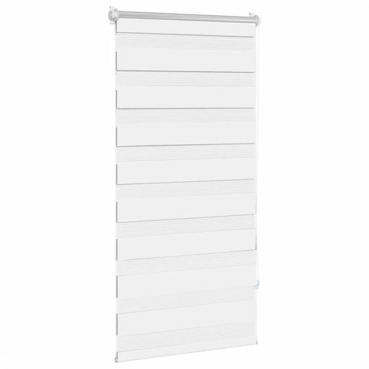 Vidaxl zebra rolgordijn 80,9 x 150 cm stofbreedte 76,7 cm wit