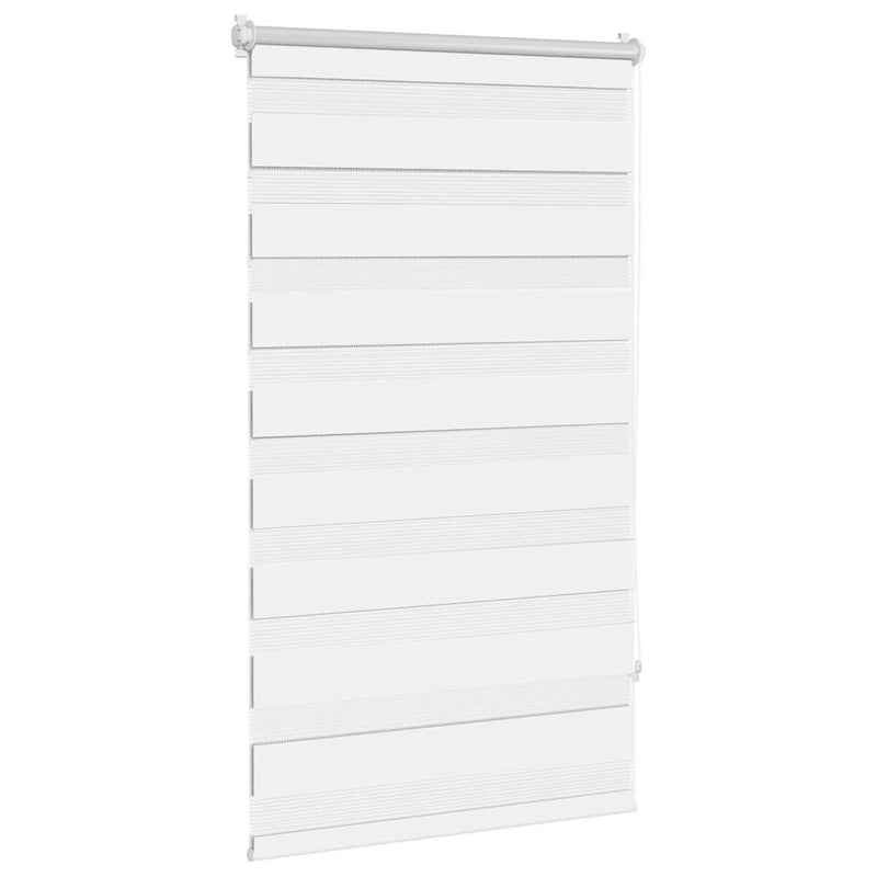 Afbeelding laden in galerijviewer, Vidaxl zebra rolgordijn 90,9 x 150 cm stofbreedte 86,7 cm wit
