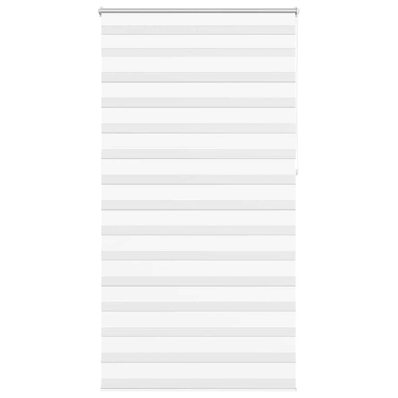 Afbeelding laden in galerijviewer, Vidaxl zebra rolgordijn 120,9 x 230 cm stofbreedte 116,7 cm wit
