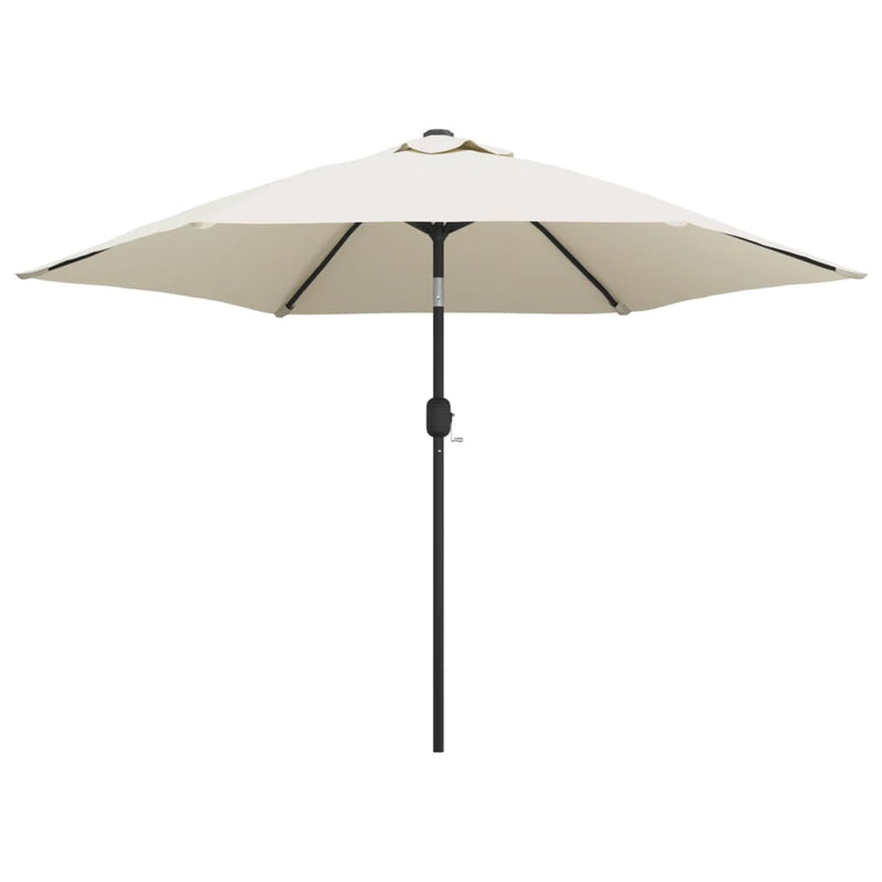 Afbeelding laden in galerijviewer, Vidaxl parasol met stalen paal 3 m zandwit
