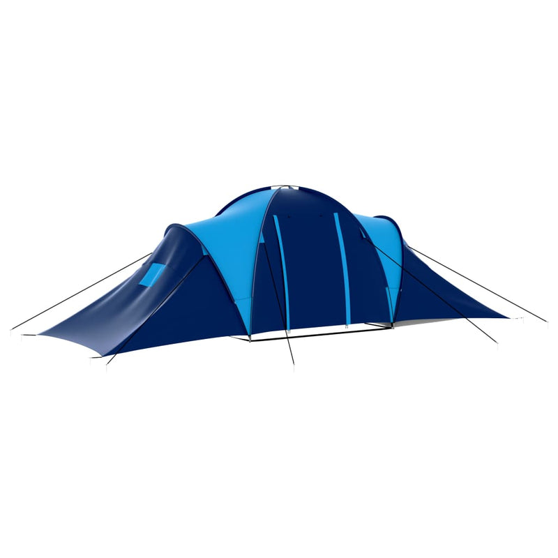 Afbeelding laden in galerijviewer, Vidaxl tent 9-persoons donkerblauw en blauw

