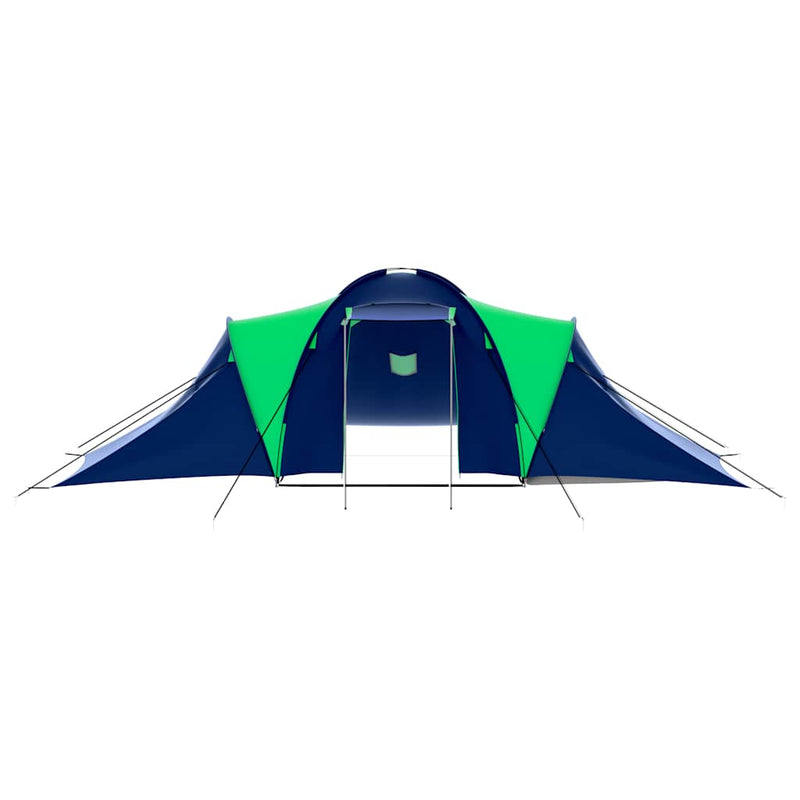 Afbeelding laden in galerijviewer, Vidaxl tent 9-persoons polyester blauw en groen
