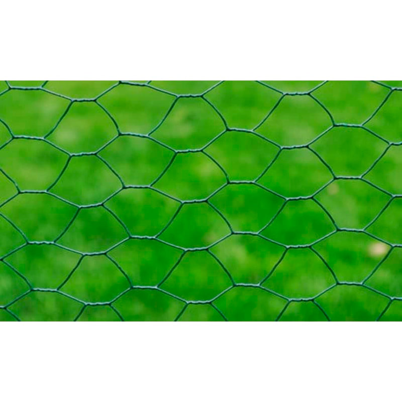 Afbeelding laden in galerijviewer, Vidaxl kippengaas 25x0,75 m staal met pvc-coating groen
