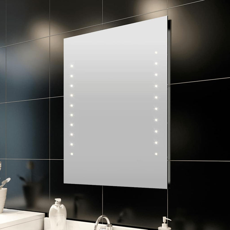 Afbeelding laden in galerijviewer, Vidaxl badkamerspiegel met led's 60x80 cm
