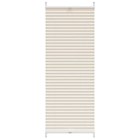 Vidaxl plisséjaloezie 60x125 cm crème