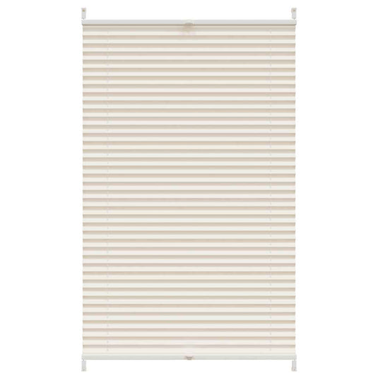 Vidaxl plisséjaloezie 90x100cm crèmekleurig