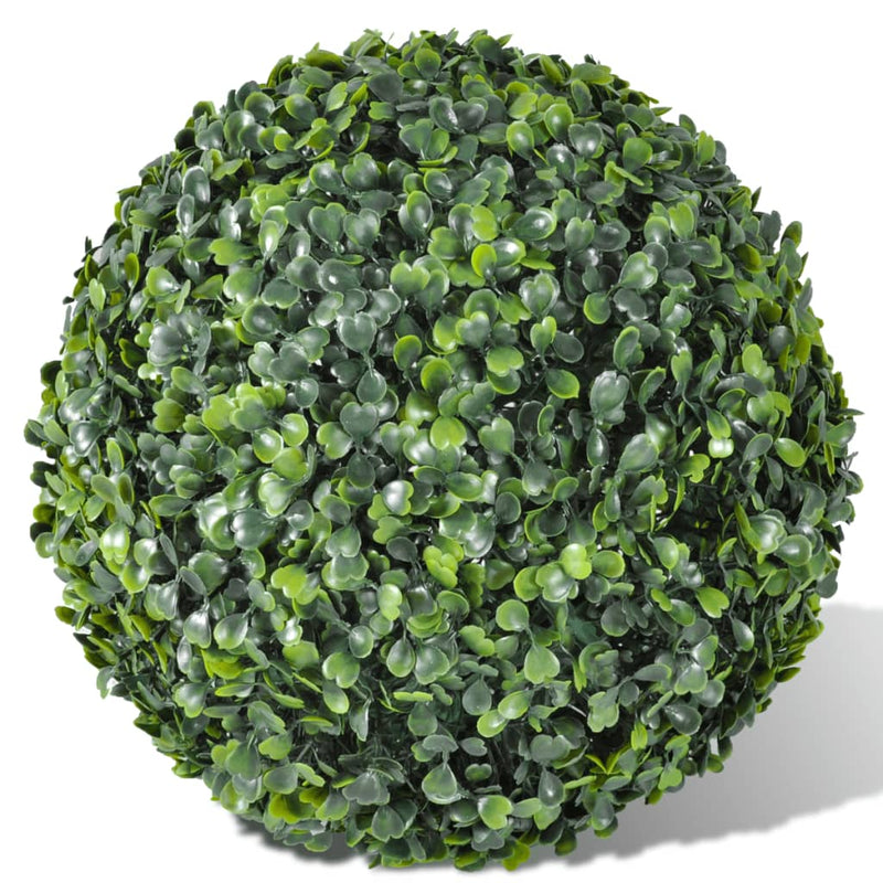 Afbeelding laden in galerijviewer, Vidaxl kunstplanten buxusbol 2 st 35 cm

