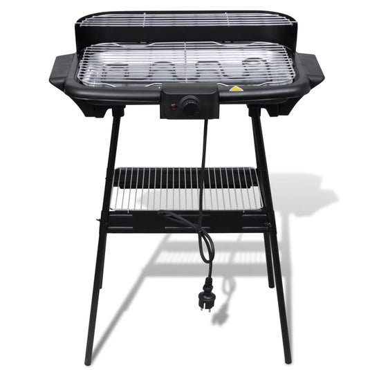 VidaXL Barbecue elektrisch staand rechthoekig