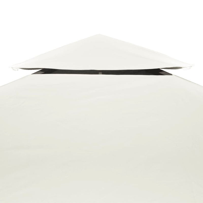 Afbeelding laden in galerijviewer, Vidaxl vervangend tentdoek prieel 310 g m² 3x4 m crèmewit
