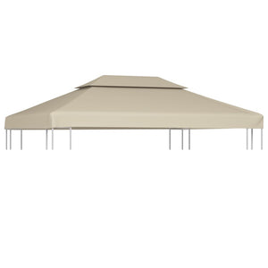 Vidaxl vervangend tentdoek prieel 310 g m² 3x4 m beige