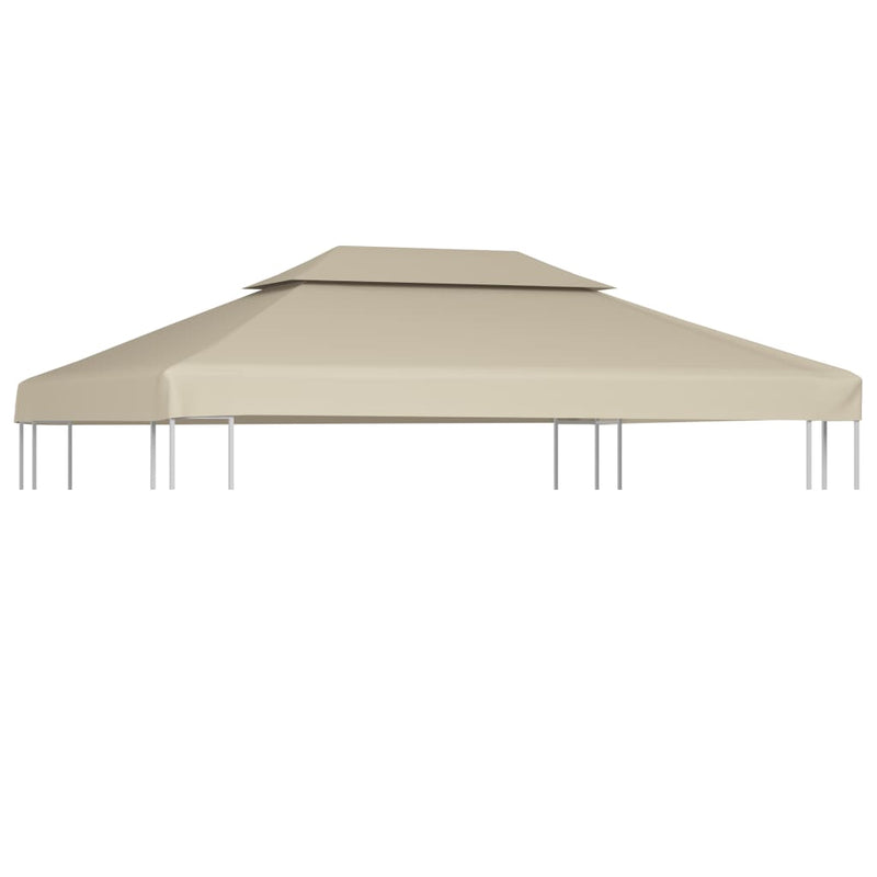 Afbeelding laden in galerijviewer, Vidaxl vervangend tentdoek prieel 310 g m² 3x4 m beige
