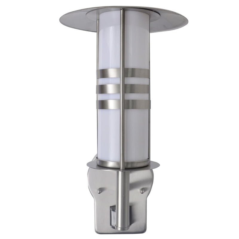 Afbeelding laden in galerijviewer, Vidaxl pagode vormige rvs wandlamp met bewegingssensor
