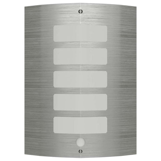 Vidaxl sierlijke rvs wandlamp met bewegingssensor