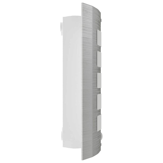 Vidaxl sierlijke rvs wandlamp met bewegingssensor