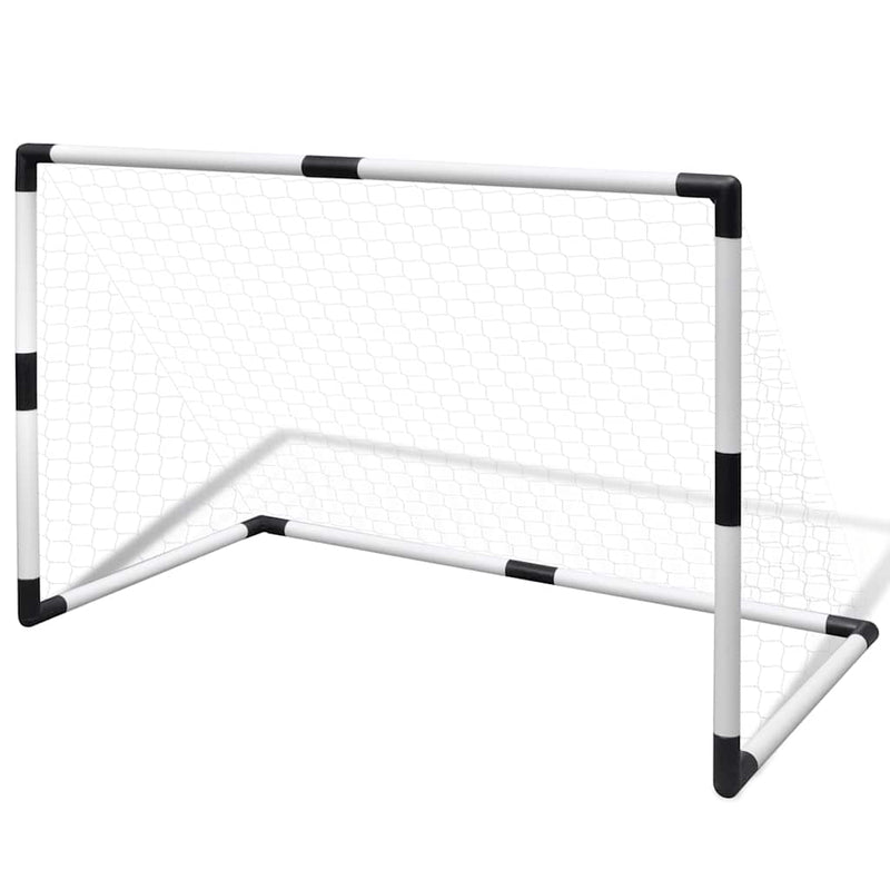 Afbeelding laden in galerijviewer, Vidaxl 2-delige minidoeltjesset met net 91,5x48x61 cm
