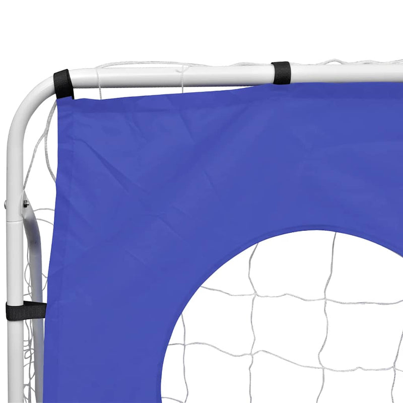 Afbeelding laden in galerijviewer, Vidaxl voetbaldoel met richtmuur hoogwaardig 240x92x150 cm staal

