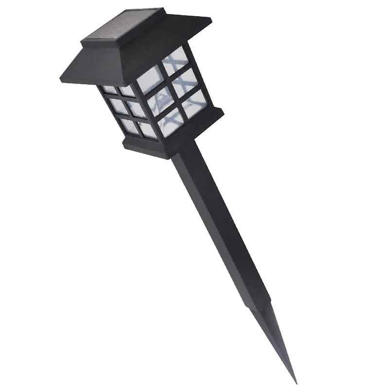 Afbeelding laden in galerijviewer, Vidaxl 12-delige led-tuinverlichtingsset solar met pin 8,6x8,6x38 cm
