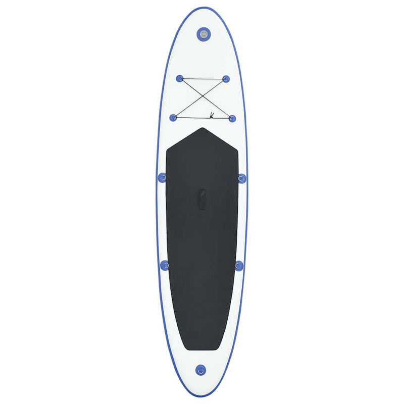 Afbeelding laden in galerijviewer, Vidaxl stand up paddleboardset opblaasbaar blauw en wit
