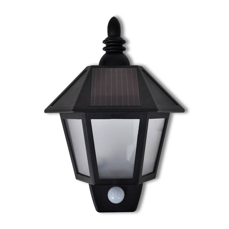 Afbeelding laden in galerijviewer, Vidaxl wandlamp solar met bewegingsensor 2 st
