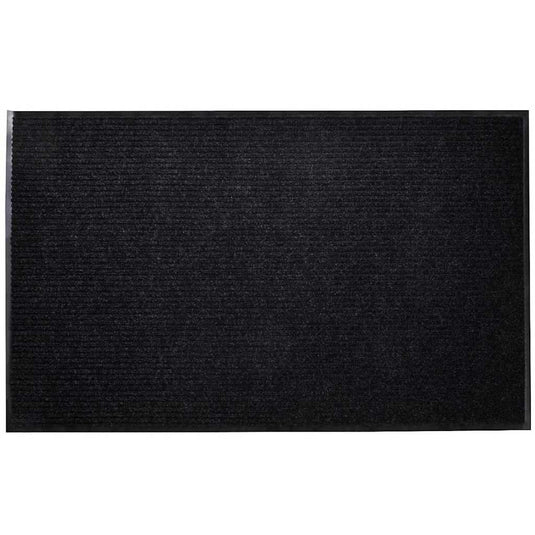 Vidaxl deurmat 90x120 cm pvc zwart