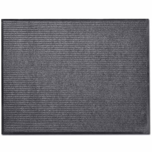 Vidaxl deurmat 90x60 cm pvc grijs