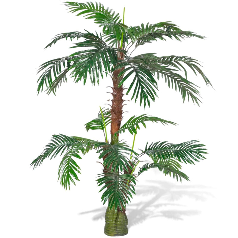 Afbeelding laden in galerijviewer, Vidaxl kunstplant cycaspalm 150 cm groen
