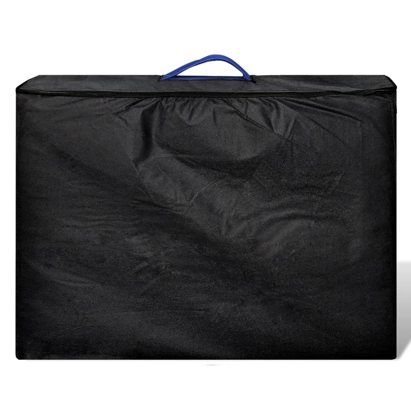 Afbeelding laden in galerijviewer, Vidaxl massagetafel inklapbaar met aluminium frame (vier delen blauw)
