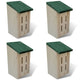 Vidaxl vlinderkast 14 x 15 x 22 cm (set van 4)