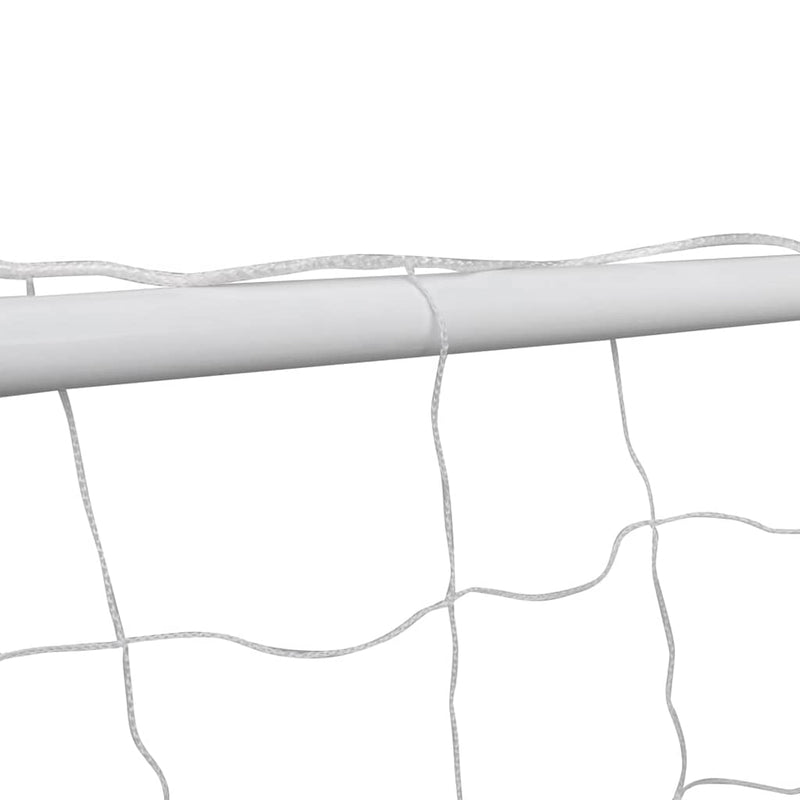 Afbeelding laden in galerijviewer, Vidaxl voetbaldoel met net 182x61x122 cm staal wit
