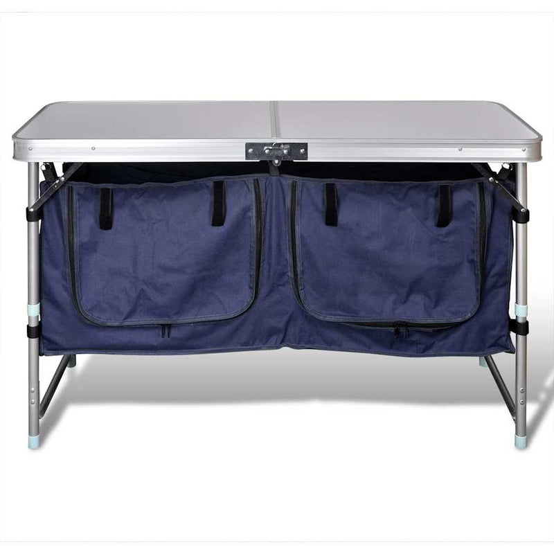 Afbeelding laden in galerijviewer, Vidaxl campingkastje met aluminium frame
