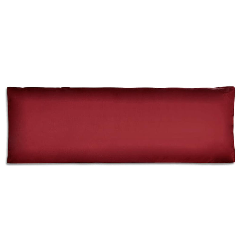 Afbeelding laden in galerijviewer, Vidaxl rugkussen gestoffeerd 120x40x10 cm wijnrood
